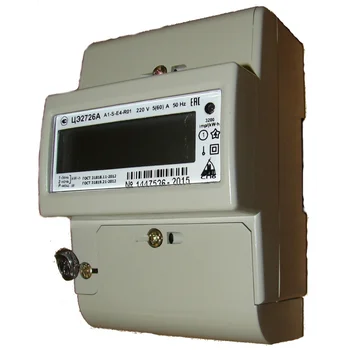 Счетчик электроэнергии однофазный многотарифный, 5(60)А, корпус R01, модуль LoRaWaN Вега, выход под антенну SMA